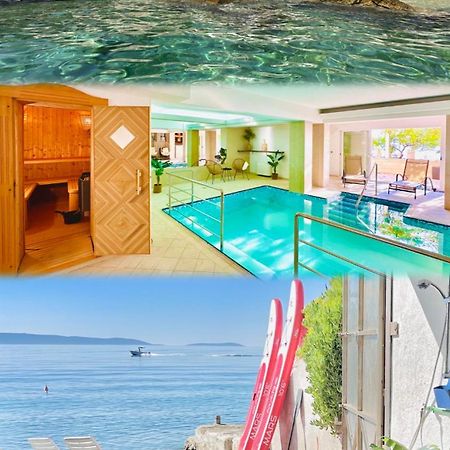 Luxury Seaside Villa With A Classic Mediterranean Olive Garden, A Fully Equipped Professional Kitchen, Pool, Sauna, Padle Boards And Canoe - Miolin Beach House Trogir Exterior foto